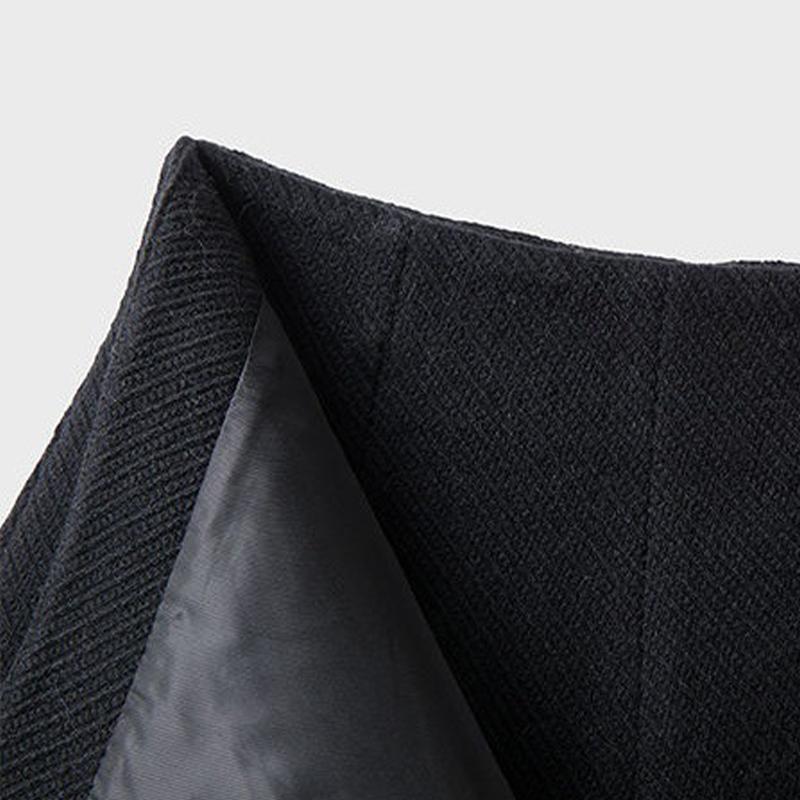 Pantaloni scurți din tweed Fusta cu pantaloni groși și subțiri pentru femei