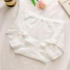 7A Antibacterial Girls' Seamless Macaron Color Briefs with Breathable Pure Cotton Crotch
