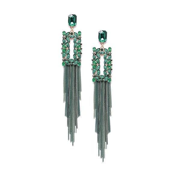 Jewellery Earings for Women Crystal Tassel Handmade Earrings for Girls and Women