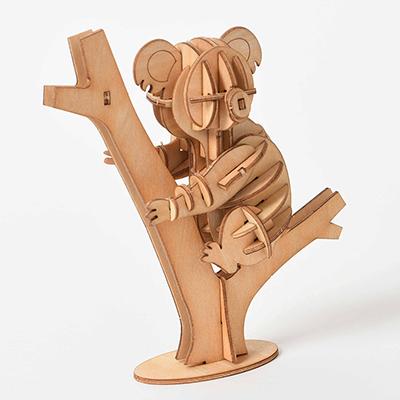 Children 3D Wooden Puzzle Simulation Animal Assembly Skeleton Model Toy For Kids Diy Hands Craft Wood Puzzle Games Building Kit
