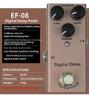 Professionelles E-Gitarren-Effektpedal - Verzerrung, Überlastung, Delay, Chorus, Tremolo