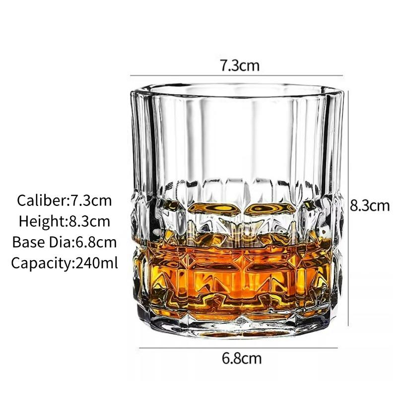 Ποτήρια Ουίσκι, Χαραγμένο Ποτήρι Ουίσκι, Ποτήρια Ουίσκι Old Fashioned, Κλασικά Ποτήρια Σκωτσέζικου Ουίσκι, Τέλειο Δώρο για τους Λάτρεις του Σκωτσέζικου Ουίσκι