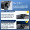2/4Pcs Dust-proof Camera Lens Protect Cover Adjustable Light Shielding Sticker  Bright Environment