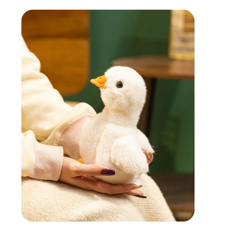 Adorable White Duck Plush Toy - Cloth Doll for Children's Birthdays