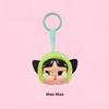 Crybaby Powerpuff Girl Series Plush Doll Keychain Bags Pendant Room Decoration Birthday Gift Mysterious Box Kid Toy