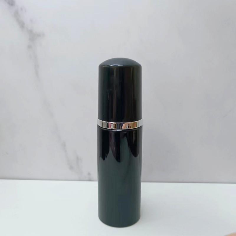 30ml Black Press-Type PET Foaming Facial Cleanser & 60ml Mousse Dispensing Bottle
