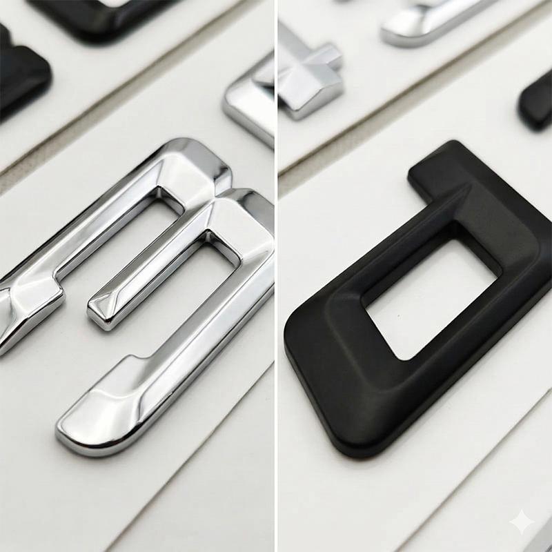 Glossy Black Chrome 430i 430d Trunk Letters Emblem Badge Logo Decal Sticker For BMW 4 Series F32 F36 G22 Car Styling Accessories Up2