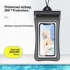 Waterproof Phone Bag Pouch Case for Apple IPhone Xiaomi Samsung Swimming IPX8 Touchable Lanyard Three Fold Thickening Airbag
