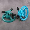 360° Automatic Rotating Nozzle Garden Sprinkler with Base Three-Prong Quick Coupling Lawn Irritation System Effective Watering