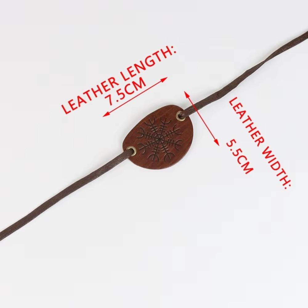 Hand Made Flat Profile Eyepatch Leather Halloween Costume Accessories Pirate Eye Mask