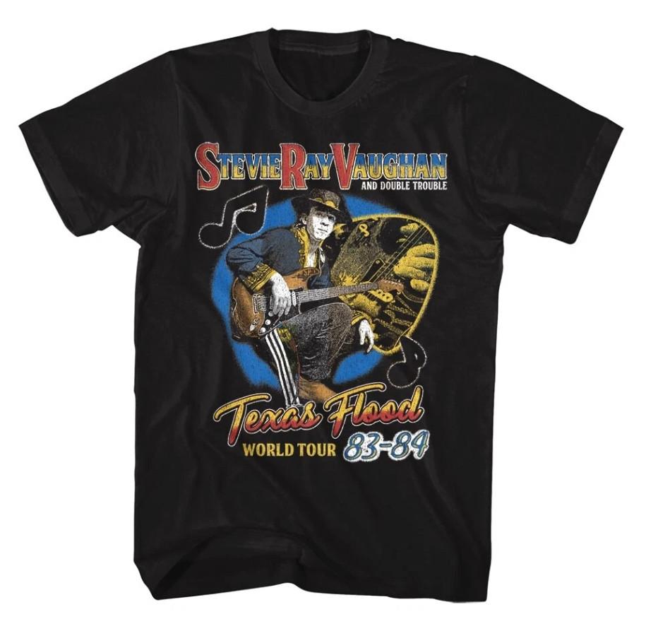 Stevie Ray Vaughan Texas Flood World Shirt Unisex Tee AN038 - Free Ship Unisex T-Shirt M