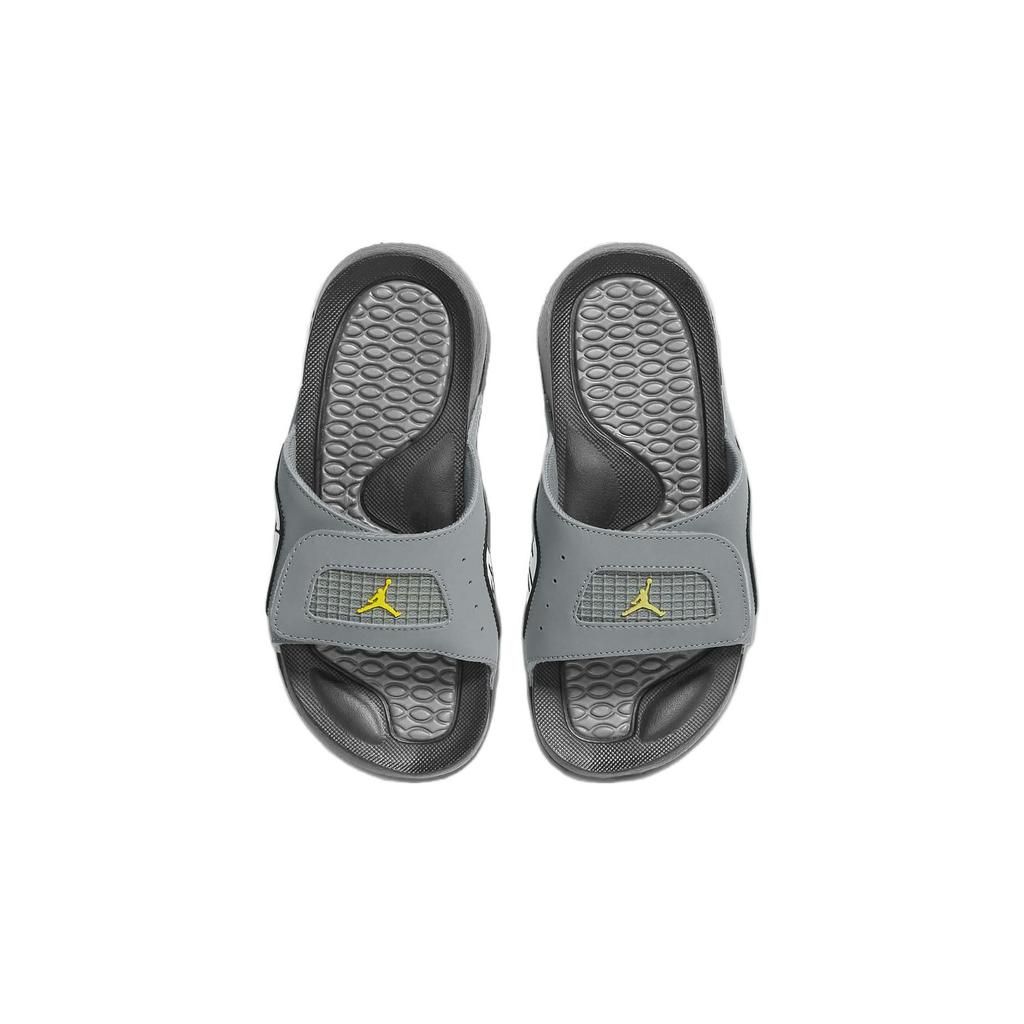 Jordan Sandalias de Exterior Ligeras Cómodas Antideslizantes Hydro 4 Sandalias para Niños Gris Negro 532226-007