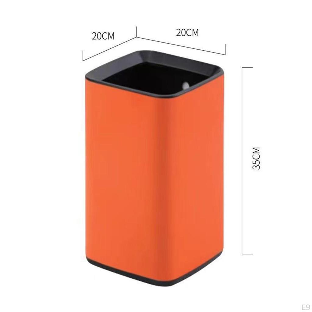 Modern Stainless Steel Garbage Can for Bedroom and Bathroom