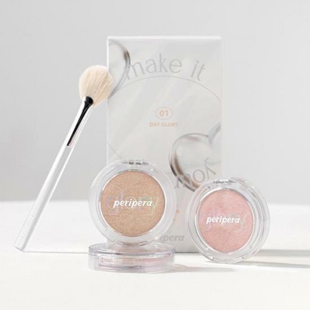 

Peripera Clear Dyeing Glory Веерная кисть для хайлайтера в подарок