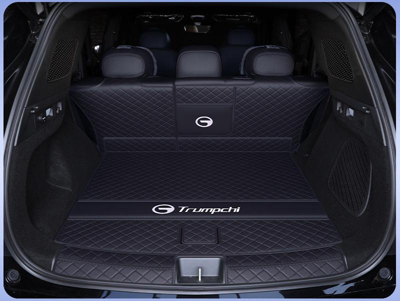 For Trumpchi GAC S7 2025 2026 Car Styling Fully Enclosed Trunk Pad Leather Trunk Mat Backrest Pad Auto Modification Accessories