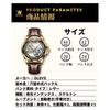 OLEVS Men's Mechanical Automatic Skeleton Watch Brown Black Leather Strap Waterproof Fashion Timepiece
