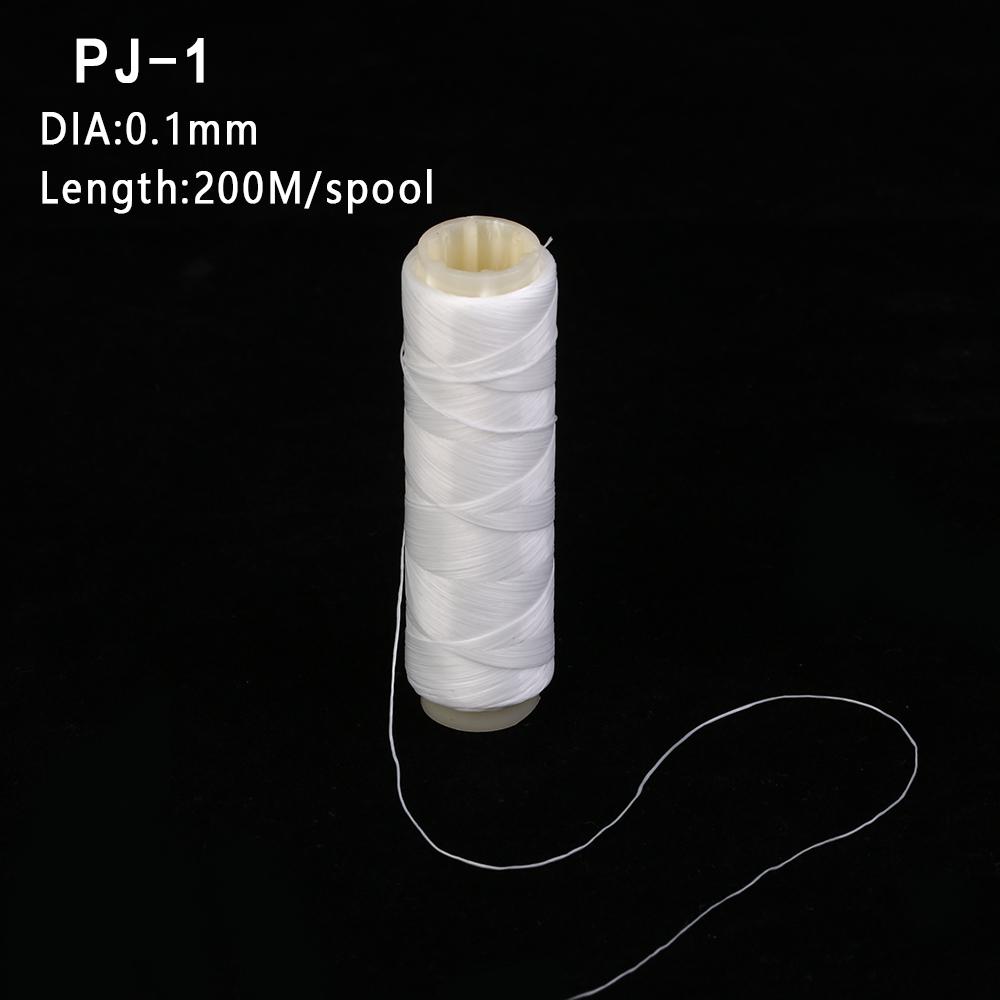 1PC Línea de Pesca de PE de Alta Resistencia, Hilo Elástico de Nailon, Carrete, Hilo Invisible, Cuerda Fuerte de Poliéster para Señuelo, Monofilamento