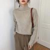 Knitwear Women's Sweater Half Turtleneck Loose All-match Top Bottoming Shirt Autumn and Winter
