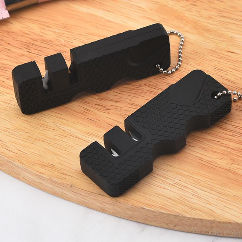 Ceramic Multipurpose Keychain Scissor Sharpen Fish Sharpener For Kitchen Accessories Whetstone Carbide Knife Pocket Diamond Tool