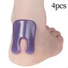 4Pieces U Shape Callus Pads Foot Reusable for Rubbing On Shoes