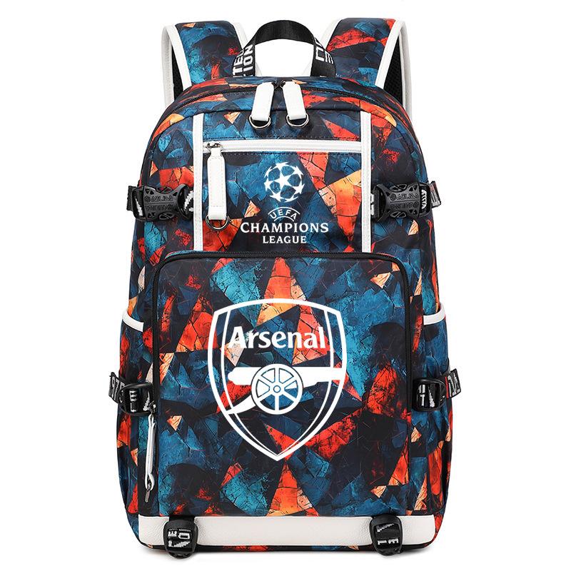 Football Peripheral Camouflage Backpack Student Multifunctional Large Capacity Backpack Leisure Travel Mountaineering Bag