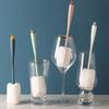 Long Handle Brush For Glass Cup And Milk Bottle Cleaning High Elastic Sponge Brush Kitchen Washing Tools Accessories