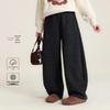 Girls' Fleece-Lined Winter Casual Curved Pants