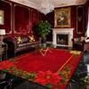 American Red Christmas Carpet for Living Room Decoration Sofa Coffee Table Area Rugs for Bedroom Large Area Floor Mat Washable