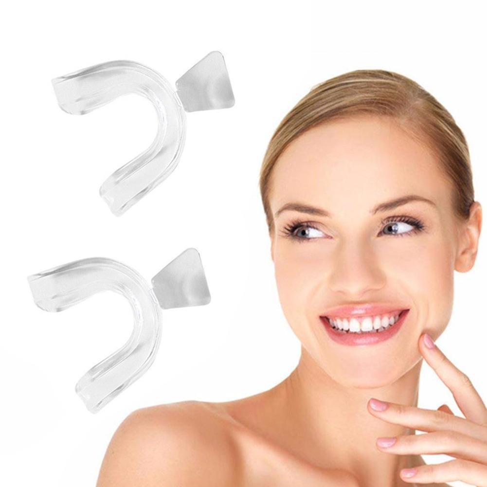 2/4Pairs Soft Tooth Orthodontic Braces Set Teeth Mouth Guard Protector Whitening Trays Anti-snoring Teeth Boxing Protection 3