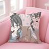 Nonymous Japanese Band NNoise Cushion Cover Pillow Case Soft Skin Friendly Fabric  Concealed Zipper