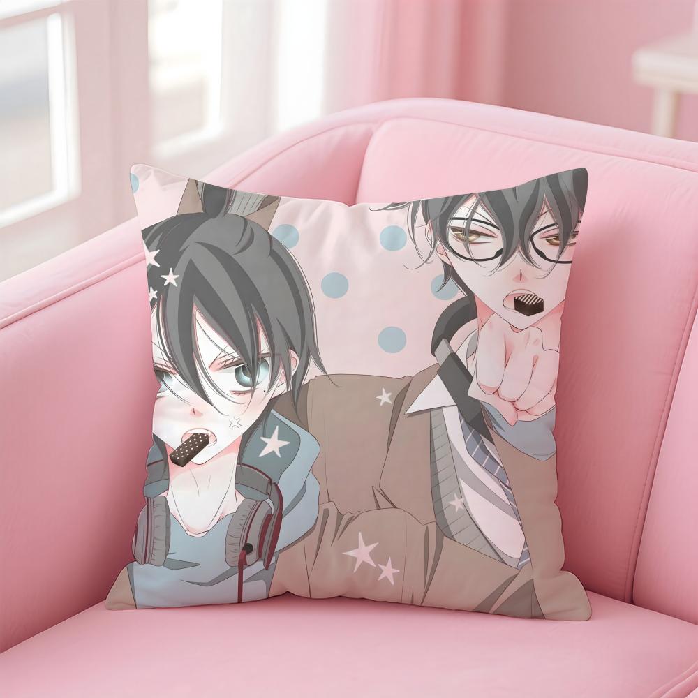 Nonymous Japanese Band NNoise Cushion Cover Pillow Case Soft Skin Friendly Fabric Concealed Zipper