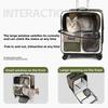 3-in-1 Portable Pet Backpack Lightweight Cat Carriers Large Capacity Dog Travel Bag for Outdoor Removable Pet Suitcase