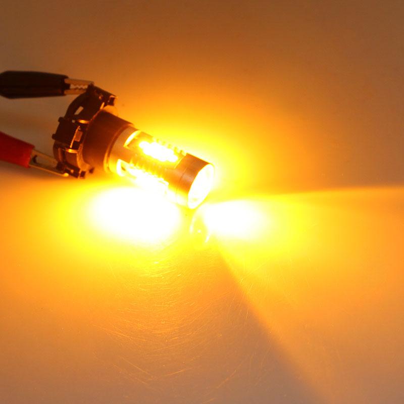 2pcs Amber Yellow PY24W 5200s LED Bulbs For BMW 3 4 5 Series X3 E70 X5 X6 Z4 Front Turn Signal Lights Car AccessoriesTurn Signal 2