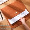 A4 Leather Waterproof Briefcase for Office & Business Use