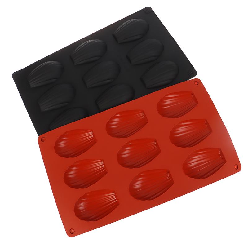 1Pc 9 Cavities Silicone Madeline Cookies Pan Madeline Mold Nonstick Baking Pan For Make Madeleine Cookies Kitchen Baking Mold