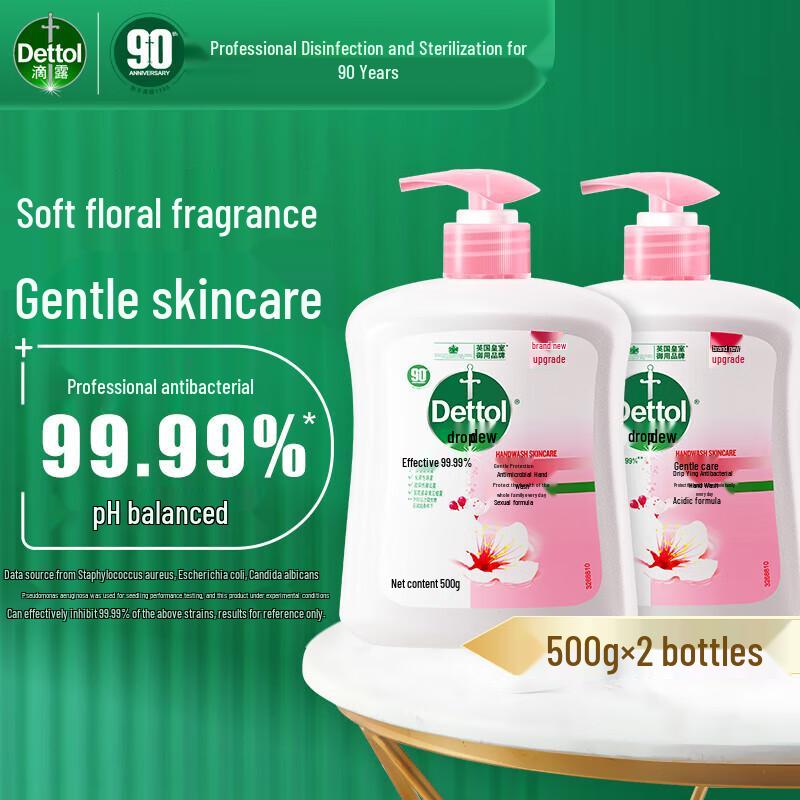 

Dettol Anti-bacterial Foaming Hand Wash, 2x500g