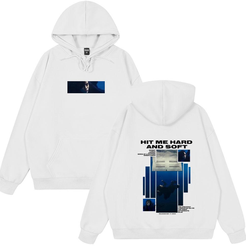 Hit Me Hard and Soft 2025 Tour Hoodie Men Women Fashion Pop Music Pullover Hoodies Unisex Hip Hop Oversized Hooded Sweatshirts