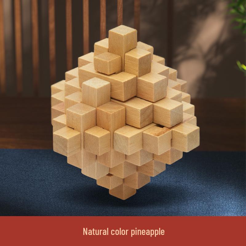 

Набор замков Кунмина и Лубаня: Деревянные пазлы-конструкторы для детей - Образовательная игрушка высокой сложности