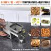 Electric Oil Press Machine, 850W Stainless Steel Oil Extractor Machine, 0-300℃ / 32 - 572 ℉ Adjustable Temperature, Hot Press Oil Expeller for