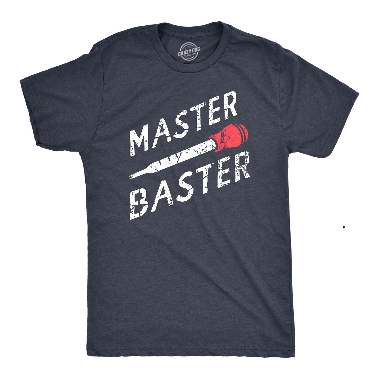 Mens Master Baster T Shirt Funny Innapropriate Thanksgiving Dinner Sex Joke for XXXXL
