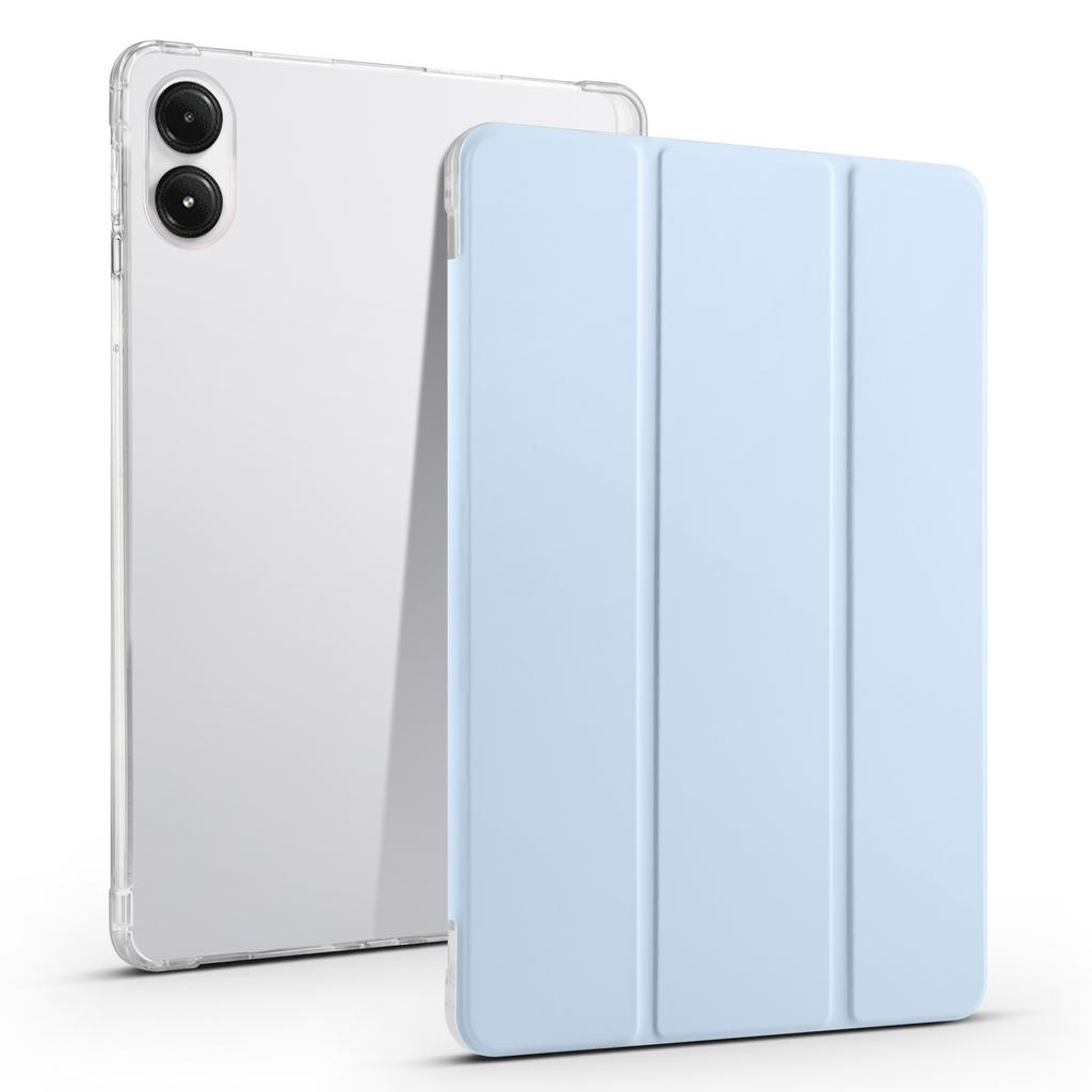 For Xiaomi Redmi Pad Pro/Redmi Pad Pro 5G/Poco Pad Case with Pen Slot Tri-Fold Stand Leather Tablet Cover Auto Wake/Sleep