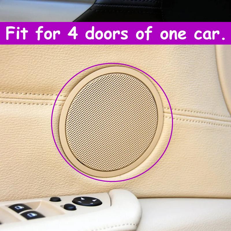 Car Interior Front Rear Door Woofer Horn Loud Speaker Grill Cover Replacement For BMW X5 X6 X3 X4 5GT E70 E71 E72 F25 F26 F07