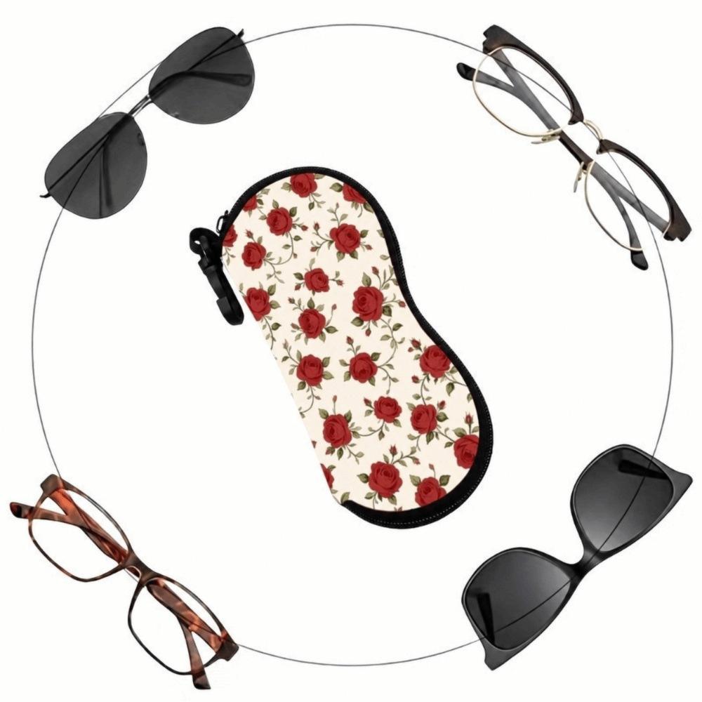 PU Leather Eyeglass Storage Bag Hanging Sunglasses Holder Fashion Sunglasses Case for Travel