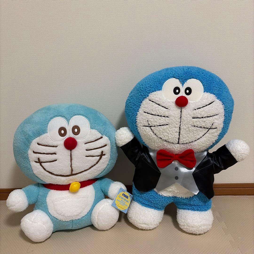 Doraemon extra large stuffed toy set of 2