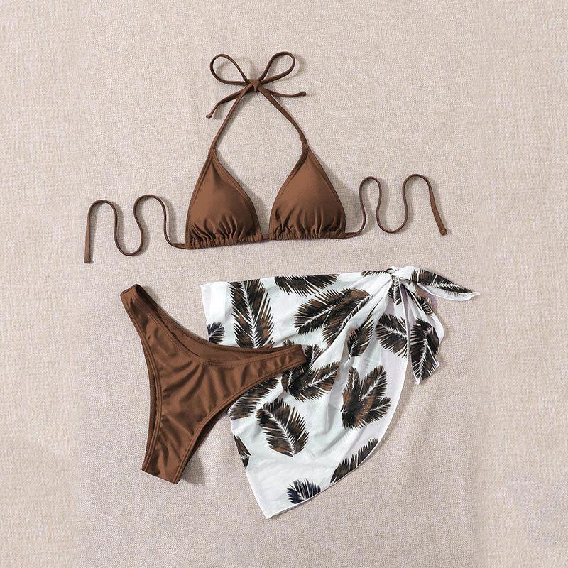 TS JYL-BK197 Leopard Fringe Bikini, Plus Size Curvy Swimwear For Ladies 4XL