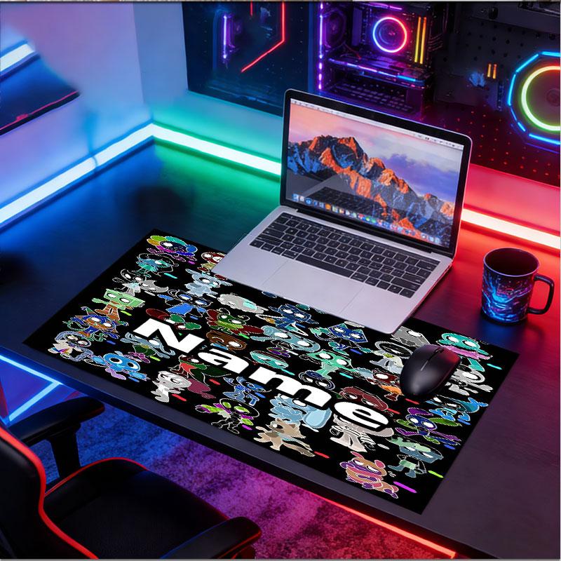 Mousepad Personalizat cu Nume și Model Lumea lui Dandy, Covoraș pentru Birou Laptop PC, Covoraș Decorativ pentru Birou Acasă Tastatură Pad Cadou