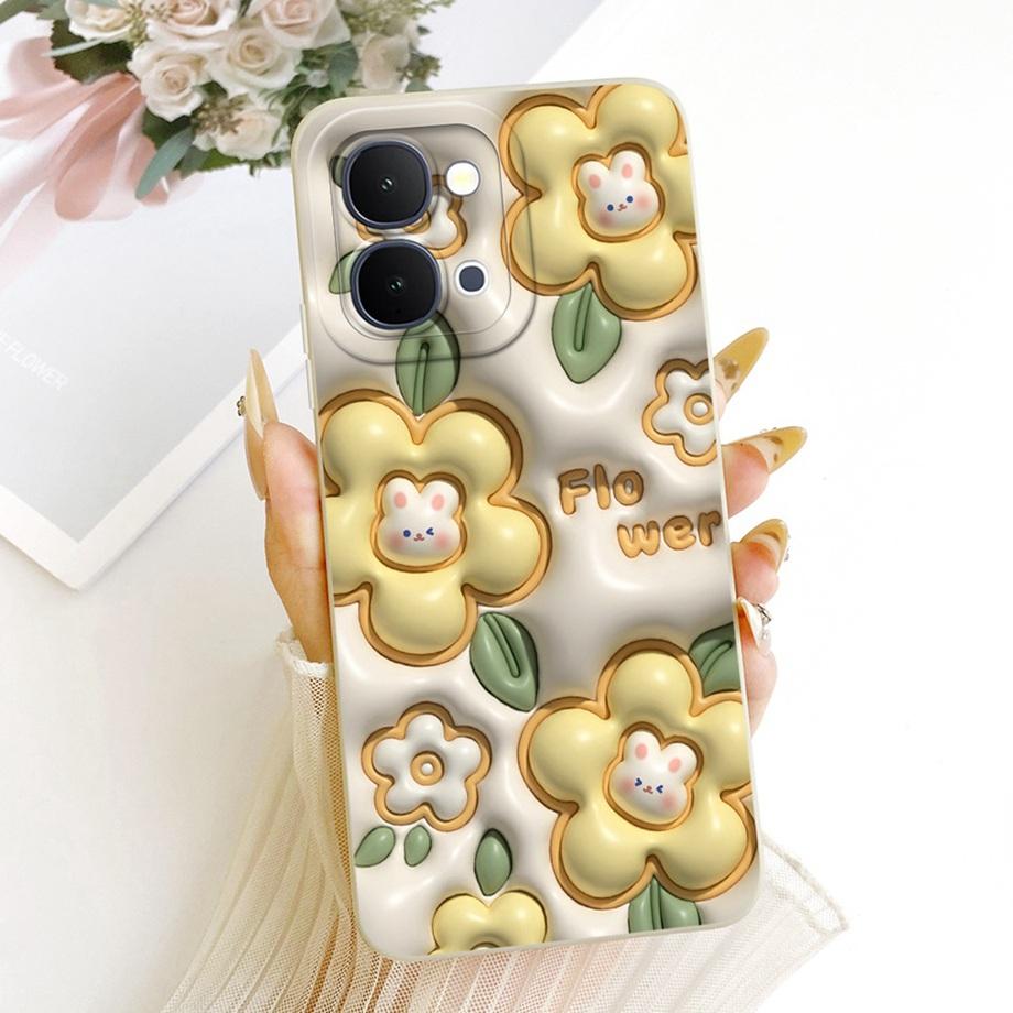 Soft Liquid Silicone Phone Case For Vivo Y31D 4G Capa Cat Cartoon Dragon Animals Bumper For Vivo IQOO Z11X Y51 PRO Y500i Cover