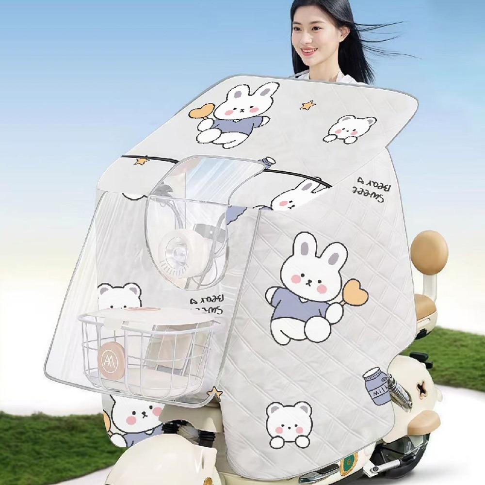 

Waterproof Electric Vehicle Sunscreen Gloves Breathable Electric Vehicle Cloak світло-сірий колір