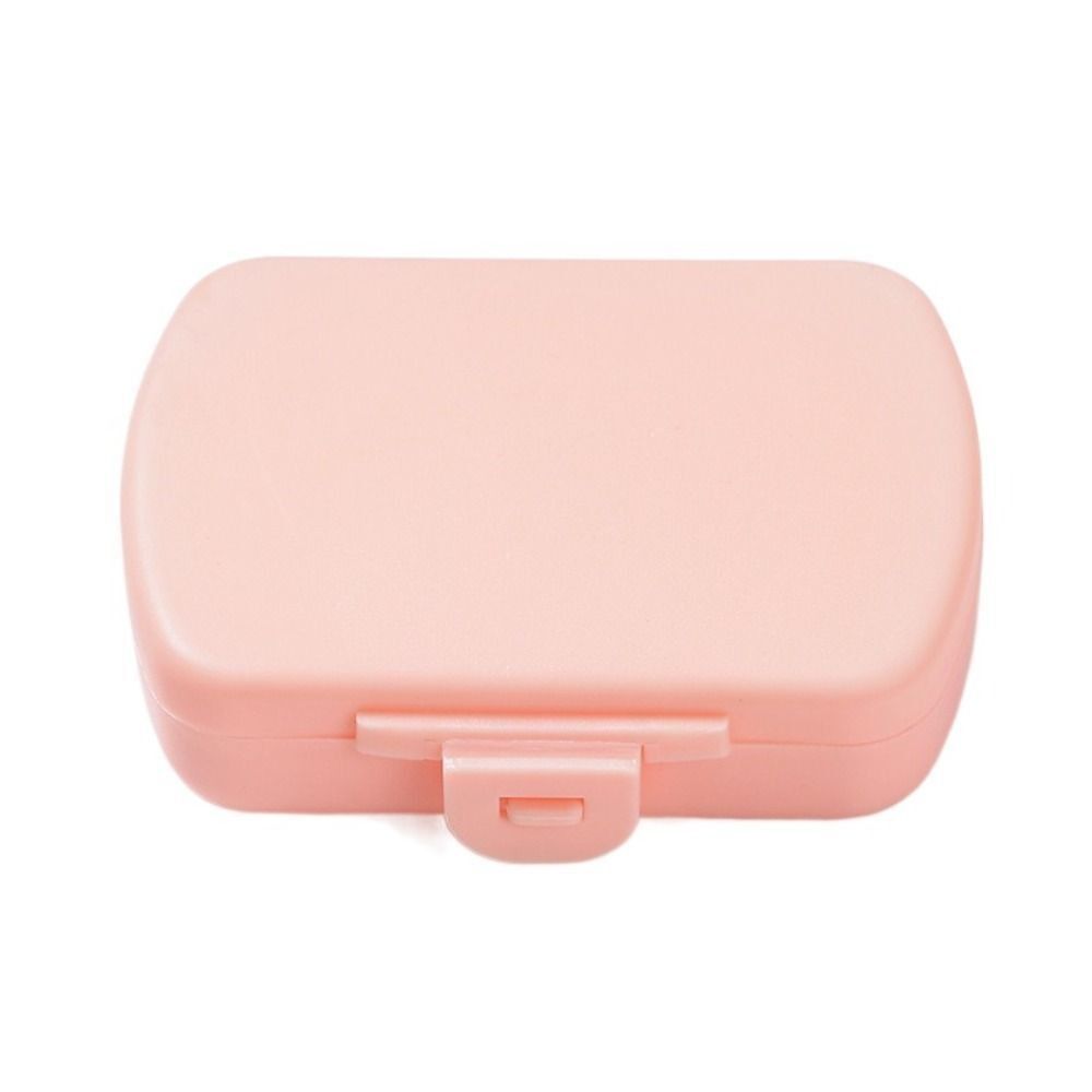 

Коробка для таблеток большой емкости, влагостойкий футляр для хранения лекарств, портативный контейнер для лекарств для дома розовый