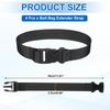 uxcell Fanny Pack Extension Set of 30cm X Waist Bag Extension Belt for Pouches and Black Straps, 4, 2.5cm, Backpacks,
